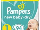  Pampers New Baby-Dry Newborn, 94 , 2