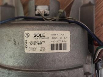  Sole type 20580,  052 AC-EL CL B/F 480/14000RPM   ,  ,   ,      Indesit, Zanussi,  