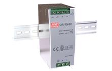 MeanWell      DIN-, 12, 75 , 6, 3  - DR-75-12
