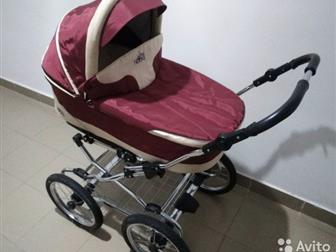 Коляска Noordline 2 в 1 до 20 кг (прекрасный вездеход) и автомобильное кресло maxi-cosi cabriofix от 0-12 мес,  Диаметр колес 35 см, , шины камерные, металлическая в Краснодаре