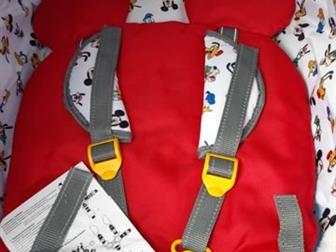 Новые! Санки Ника Дисней Baby 2, Прочный стальной каркас,  Чехол выполнен из плащевки с водоотталкивающим эффектом, (дополнительно имеется тент-ветровик), Колесная в Рязани