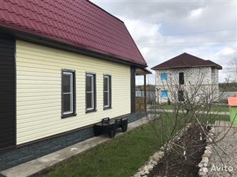 Коттедж с баней готов к проживанию,  Электричество, водопровод (скважина), канализация, отопление газ,    недостроенный дом 2 этажа 220 кв, м, Этажей в доме: 2Расстояние в Санкт-Петербурге