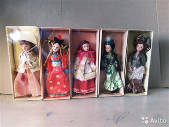 Куклы фарфоровые Дамы эпохи ,   Хранились в коробках в идеальном состоянии,  21 шт,  Торг,  Возможна доставка, Состояние: Новый в Твери