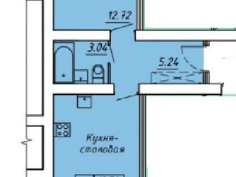 В продаже квартира в новостройке формата Евро-2 ,на две строны в ЖК Чернышово в кирпичном доме,который расположился в динамично-развивающемся юго-западном районе в Вологде